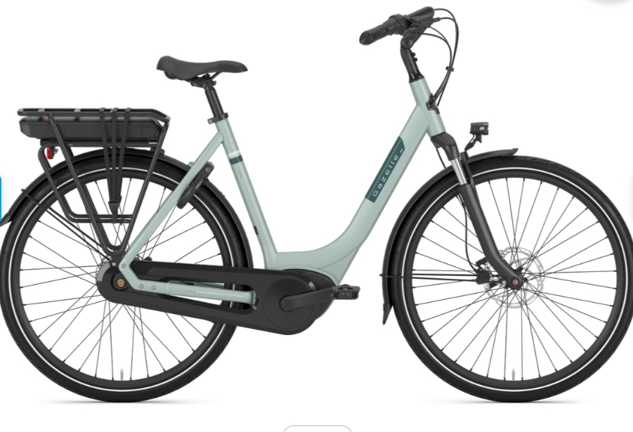 Mintgroene Gazelle Paris C7 elektrische fiets